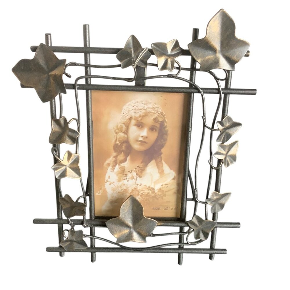 Ivy Leaf Wire Picture Frame‎ Home Studio Decor Photo 3.5"x5 NWT 8.5"x7.5"